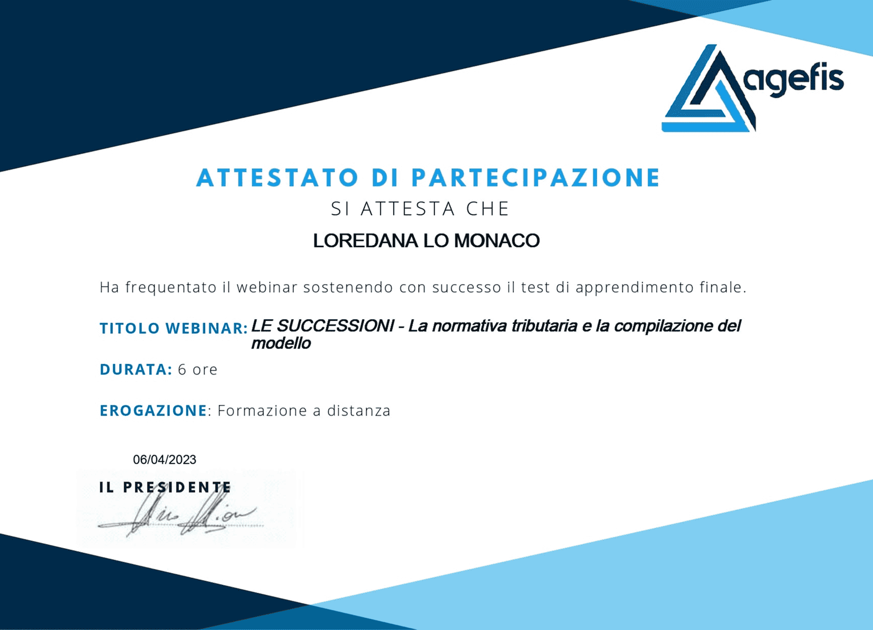 abilitazione successioni telematiche - Geometra Loredana Lo Monaco - Genova